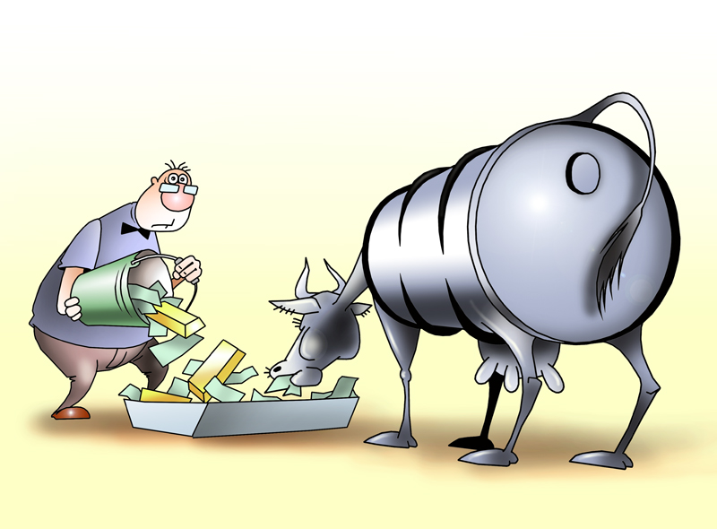 Сокращение золотовалютных фондов неизбежно