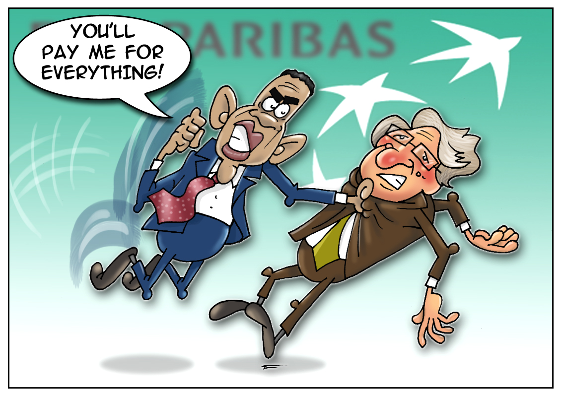 U.S. goes on collecting fines from European banks