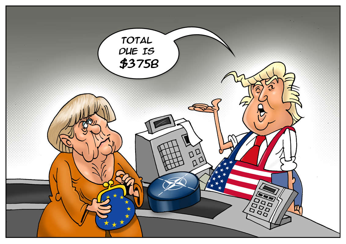 Trump tuding Jerman berhutang pada NATO sebesar $375 miliar