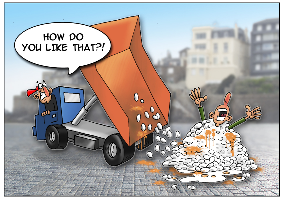 French farmers smash 100,000 eggs in protest at EU directive