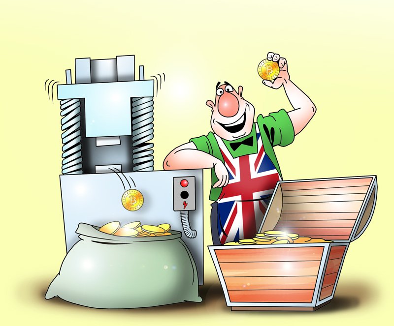 British island requests Royal Mint to make bitcoins