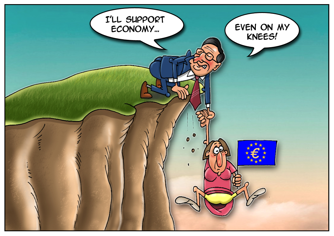 ECB to deal with economic troubles in eurozone 