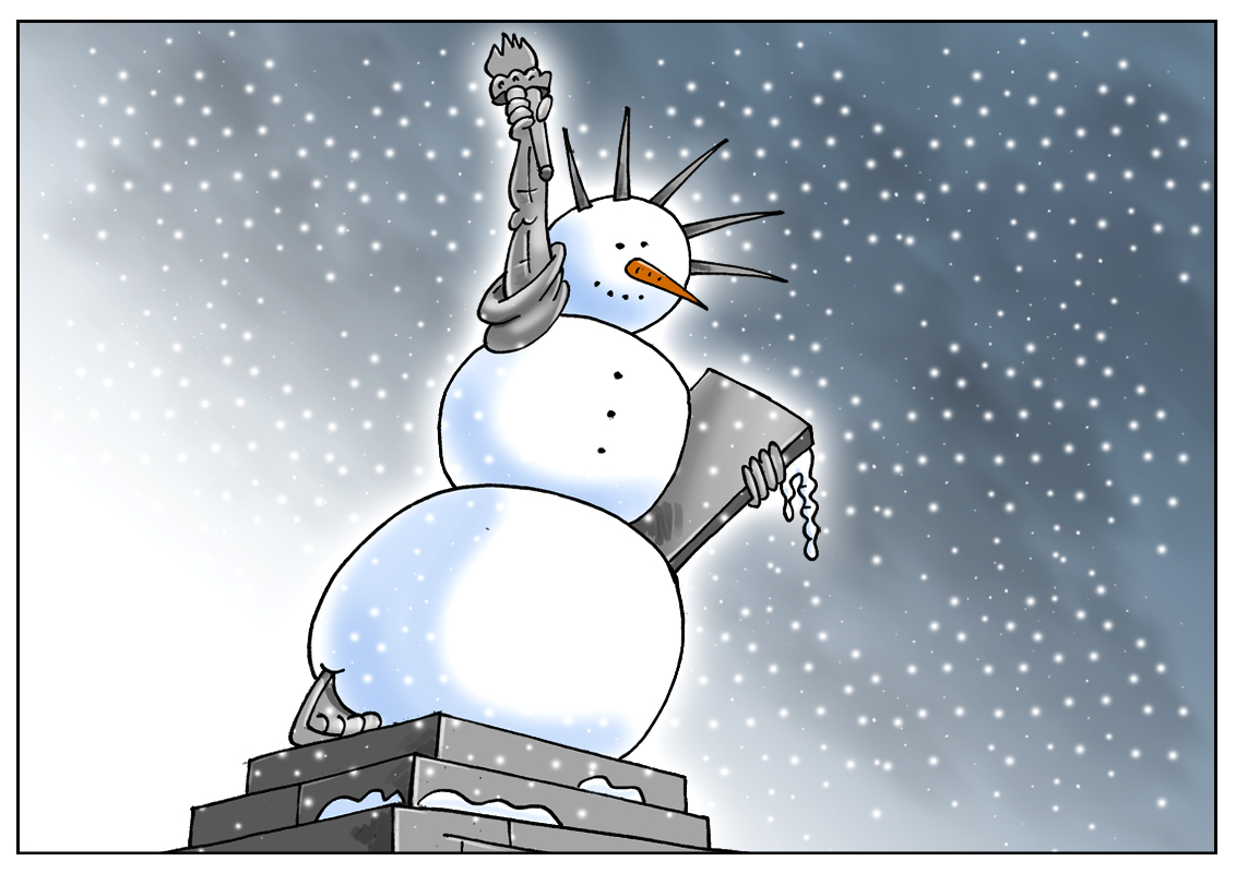 US economy to pay hefty snow bills 