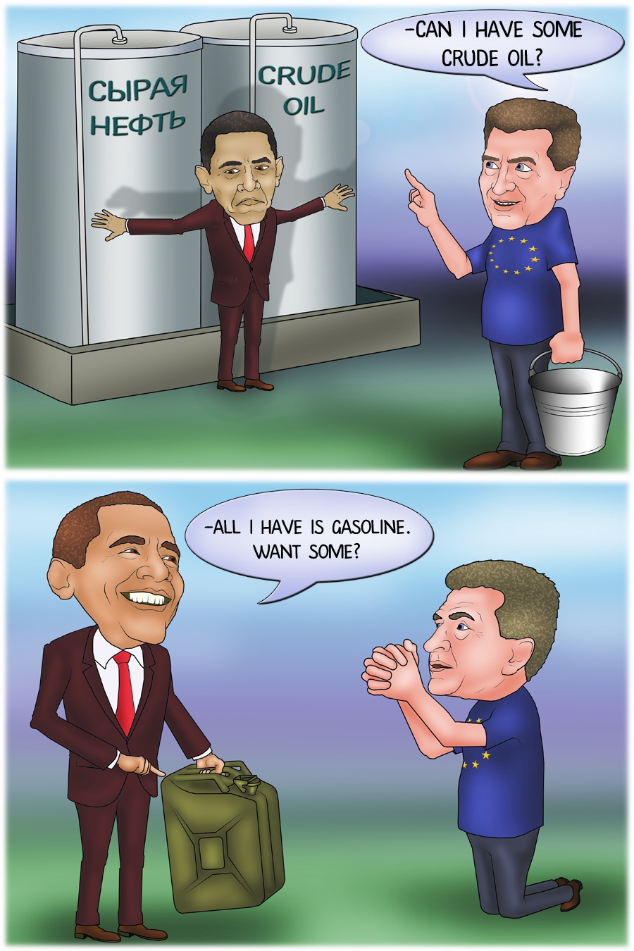 EU asks the U.S. to lift ban on crude oil exports