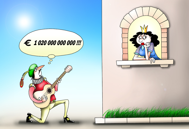 External debt of Spain exceeds &euro;1 billion