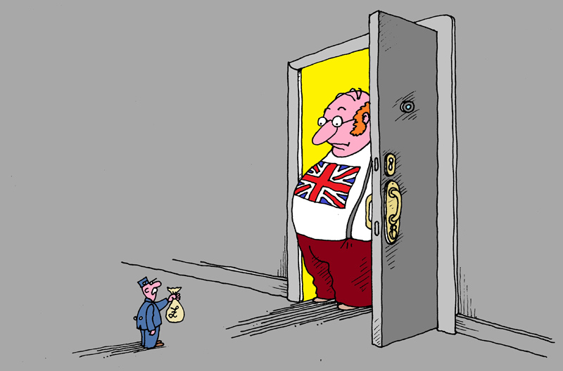 Britons face record-high wage cut