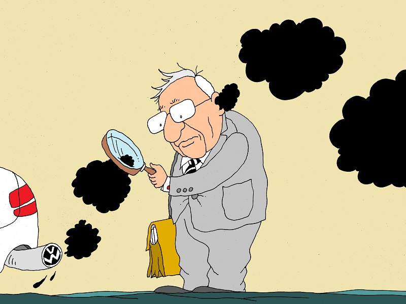 Акции Volkswagen подешевели на 22% 