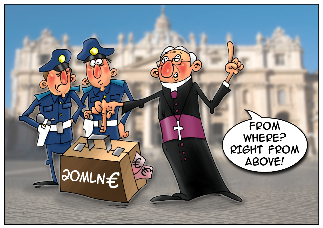 High-ranking Vatican official suspected of laundering &euro;20 mln
