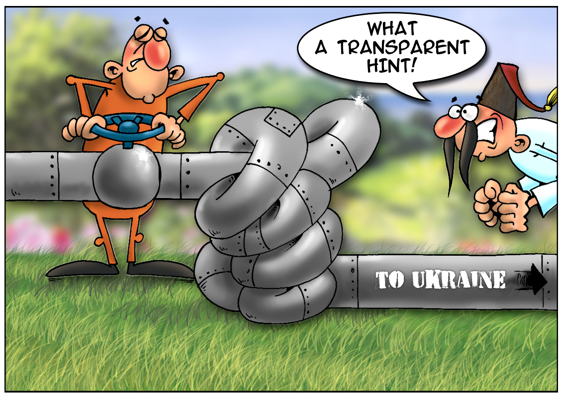 Europe denies gas transit to Ukraine