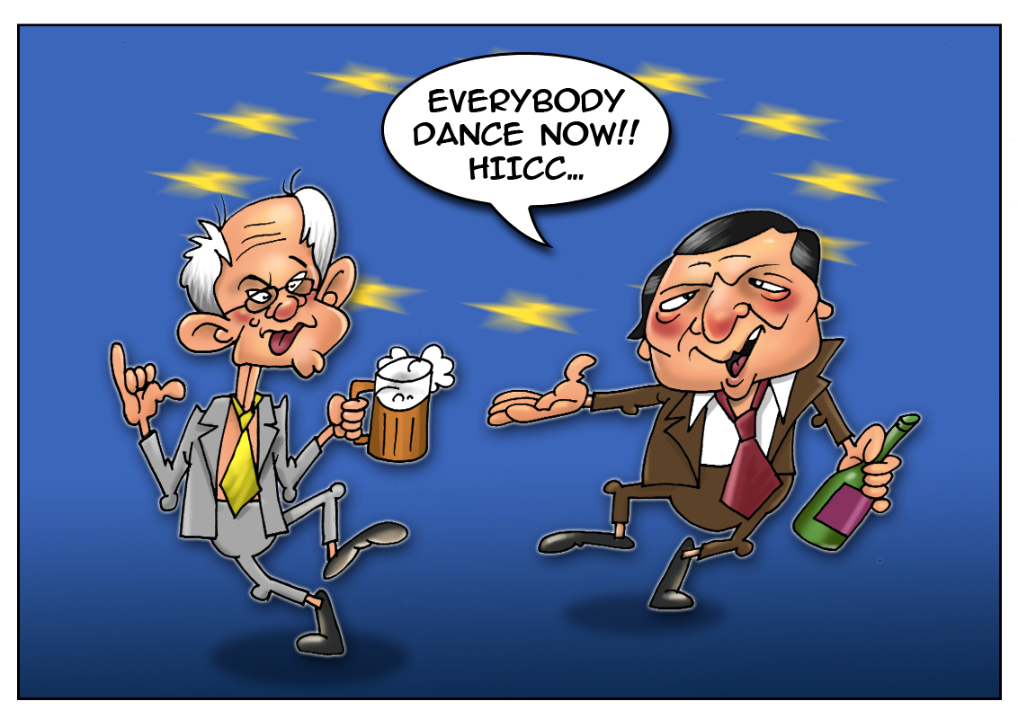 Barroso and van Rompuy organize farewell dinner