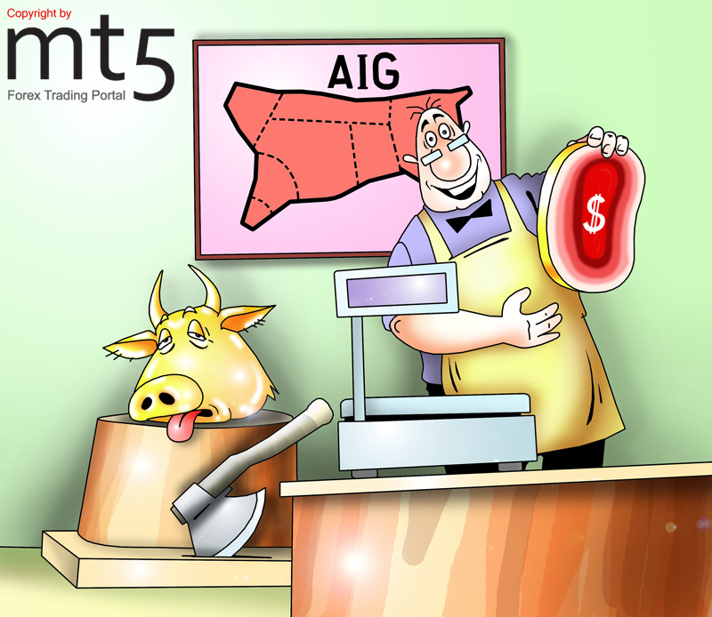 AS menjual saham AIG