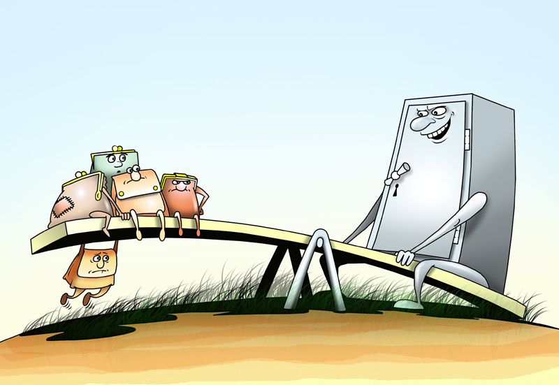 В США растет неравенство доходов 