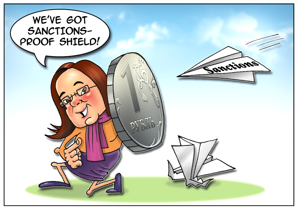 Ruble protected from Ukraine-related sanctions 