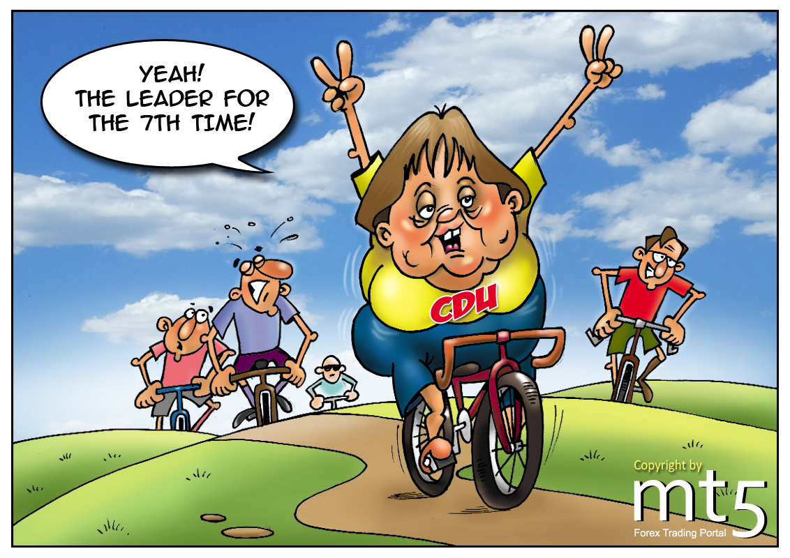 Angela Merkel berada pada kekuasaan Jerman