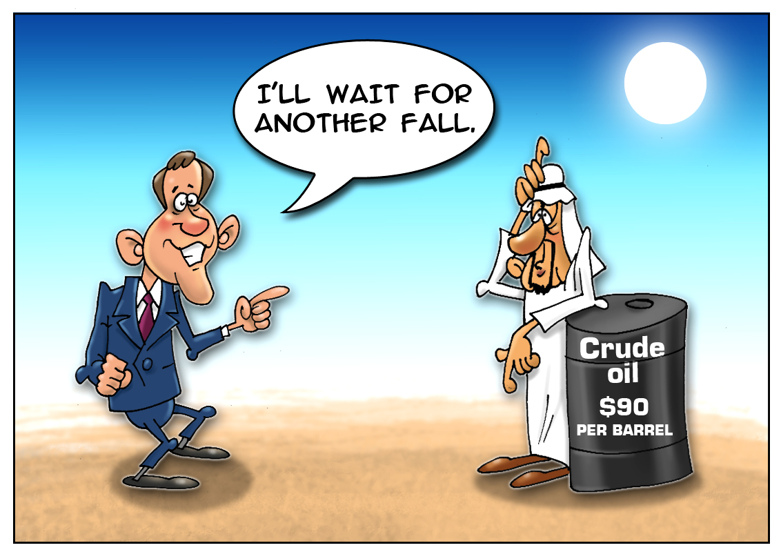 New superstitious beliefs: make a wish on shooting sta... oh no... on falling oil prices