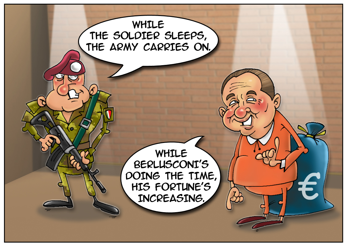 Berlusconi&rsquo;s account rising despite conviction 