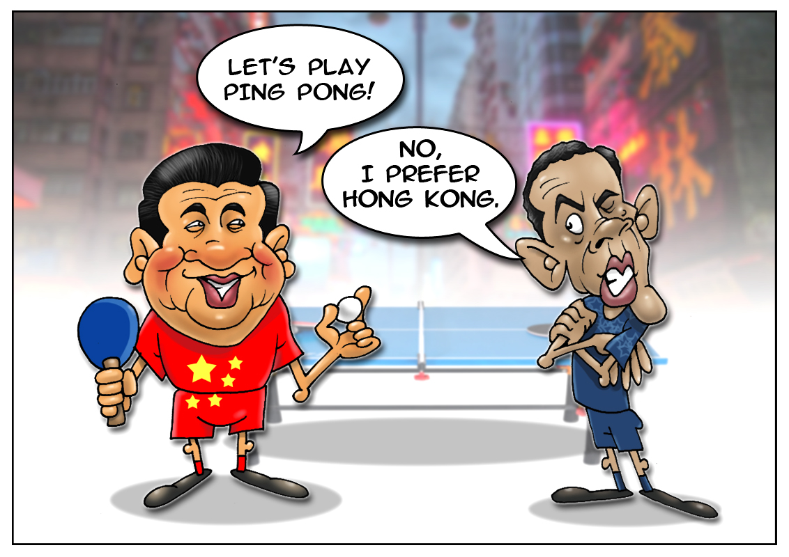 China to suppress Hong Kong protests