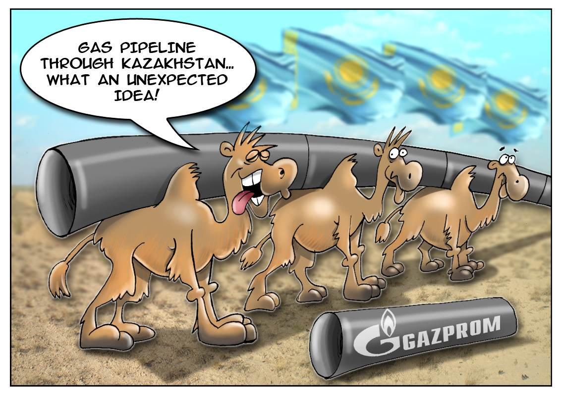 Russia considers Kazakhstan as alternative gas pipeline route