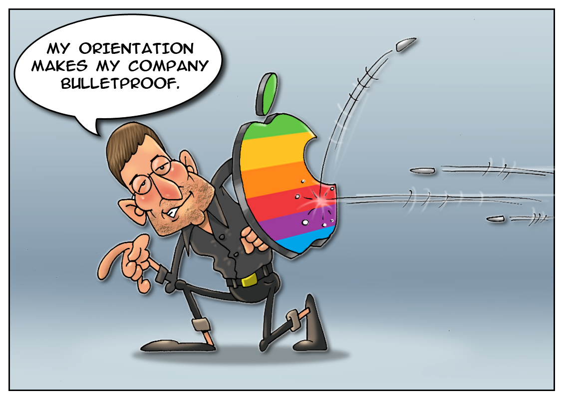 Tim Cook's sexuality has no influence over Apple's stock value