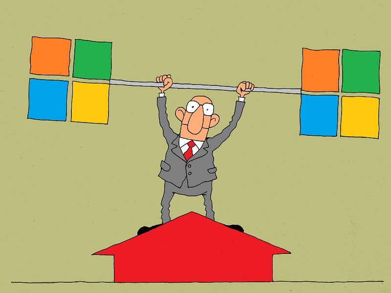 Акции Microsoft взлетели до 15-летнего максимума