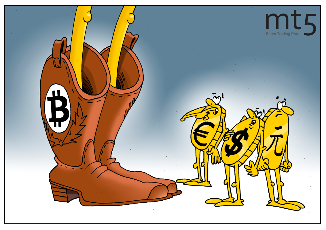 Кое-кто очень доволен, его радует биткоин!