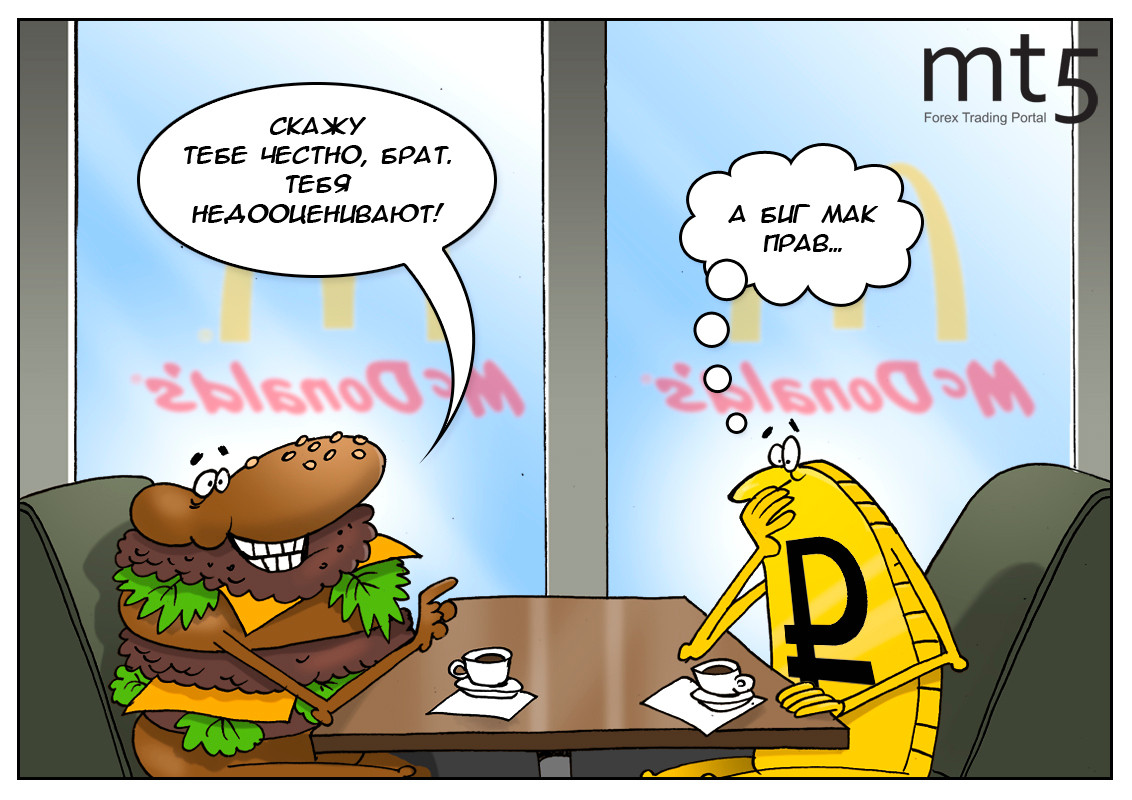 23 рубля за доллар! Только так и это Биг-Мак!