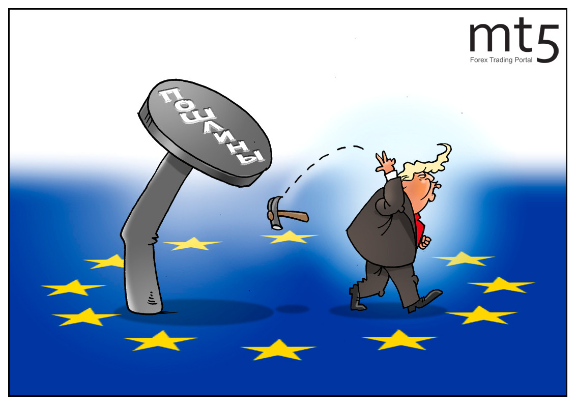 Евро под ударом американских санкций, перспективы мрачные