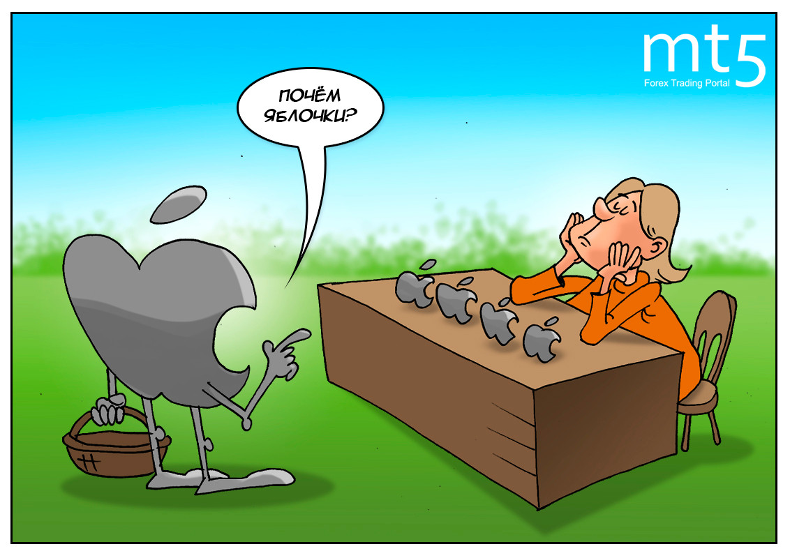 Apple: на статистику глядя, выкупает сам себя...