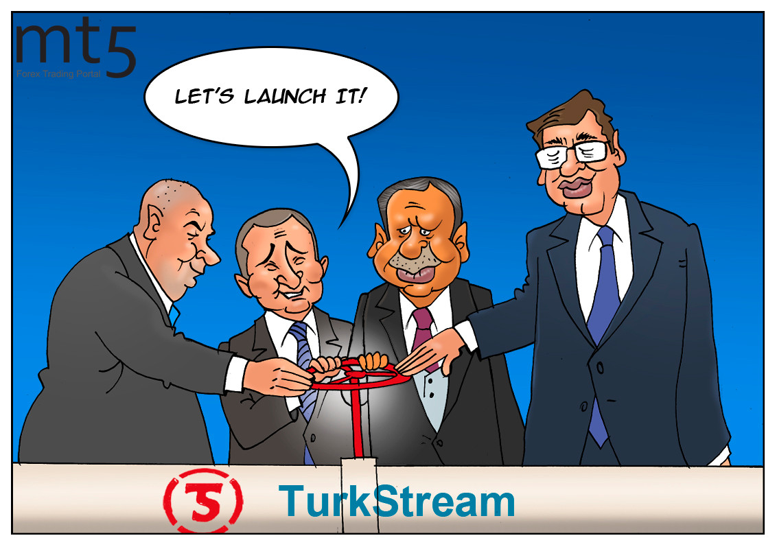 Russia and Turkey launch Turkish Stream pipeline