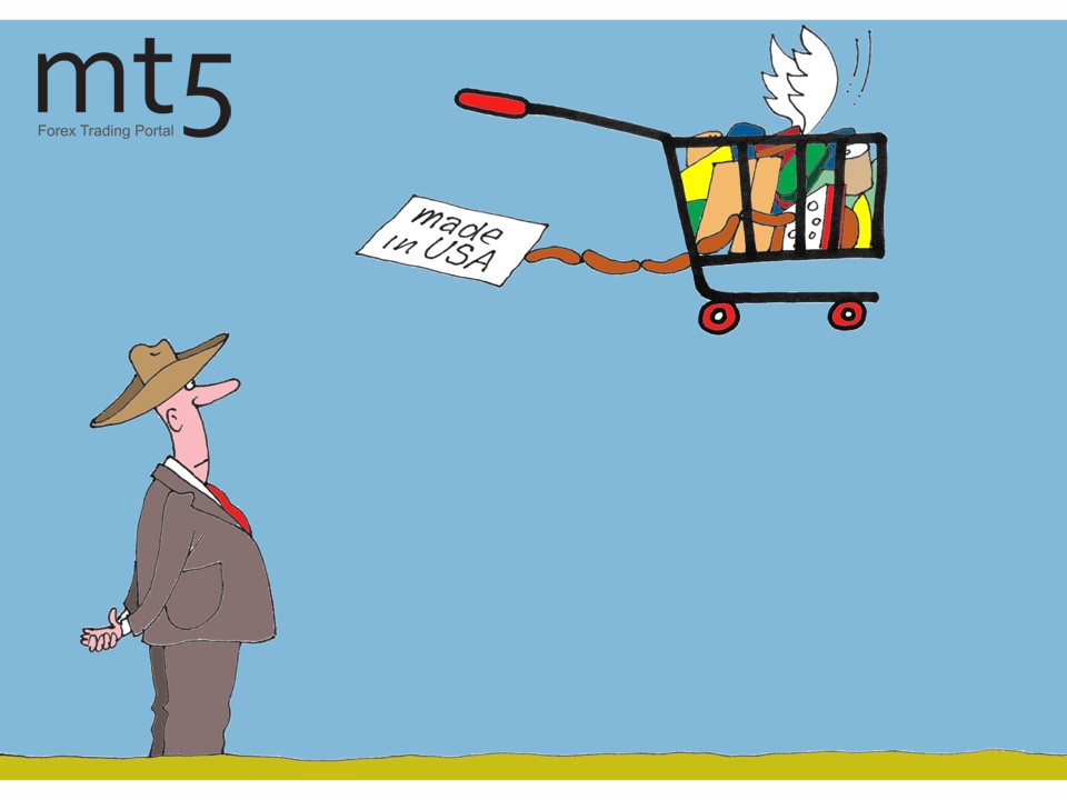 Дефицит внешней торговли США резко просел