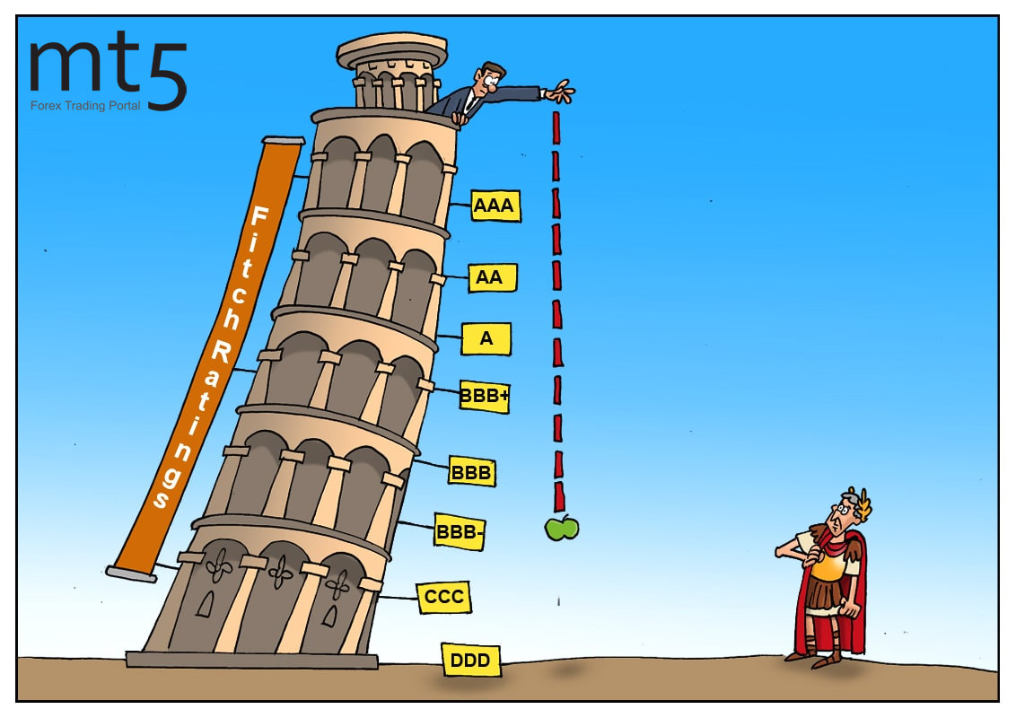 Fitch cuts Italy&rsquo;s credit rating to just about its lowest level