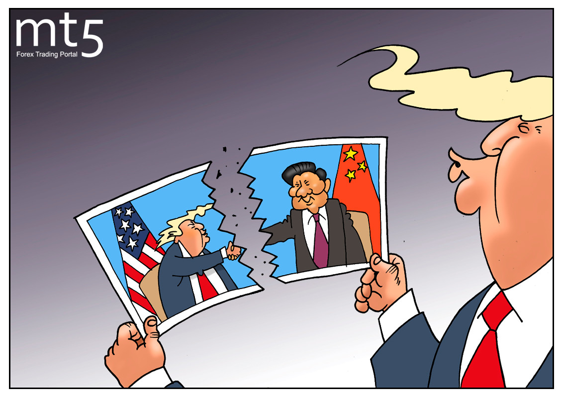 US may cut off relations with China