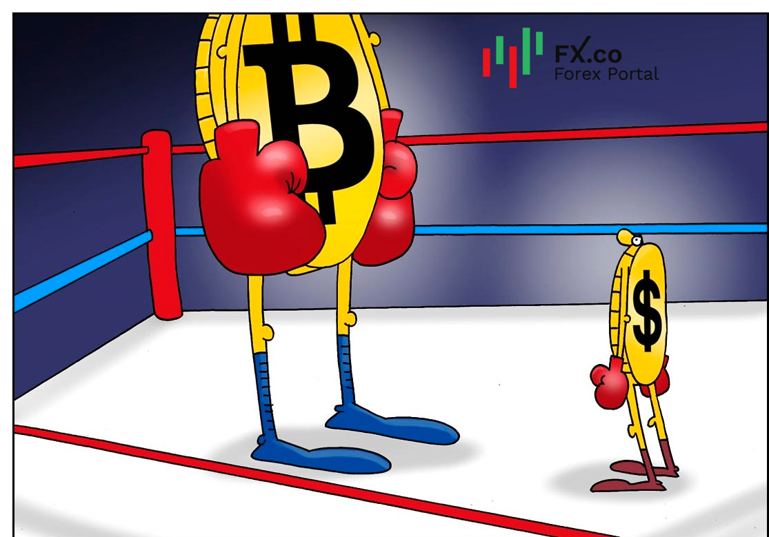 Биткоин-рекордсмен: цена криптовалюты превысила $22 000