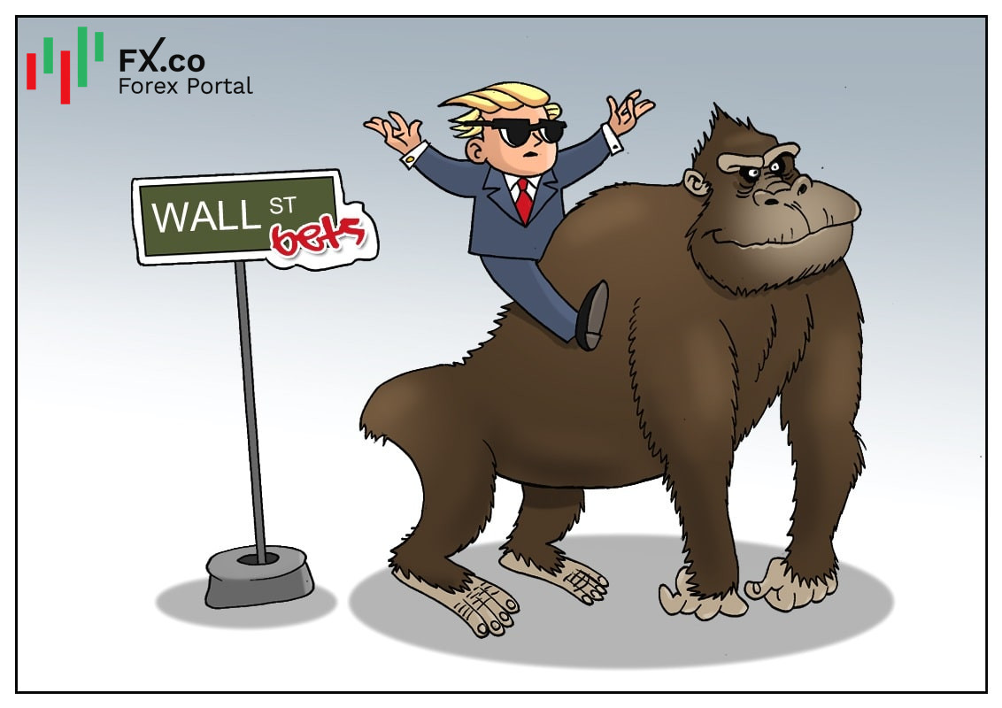 Wall Street Bets: Подарок от обезьян по призванию обезьянам по жизни!