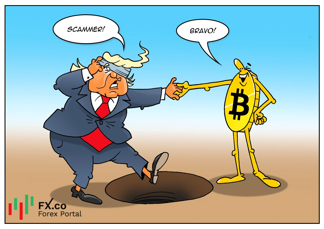 Donald Trump sees BTC as scam