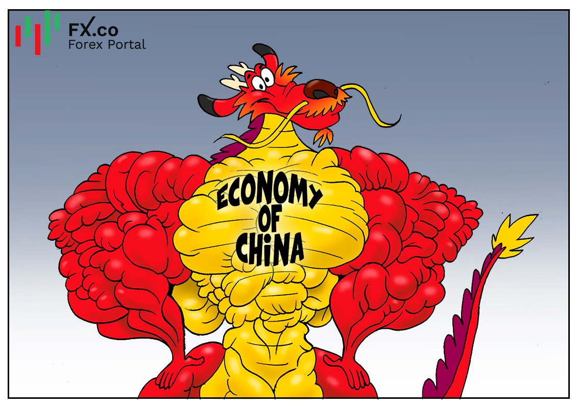  निर्यात से चीन की अर्थव्यवस्था को बढ़ावा