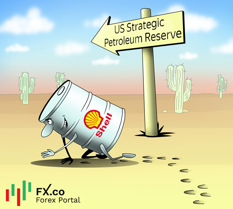 Shell recebe 870.000 barris de Reserva Estrat&eacute;gica de Petr&oacute;leo (SPR).