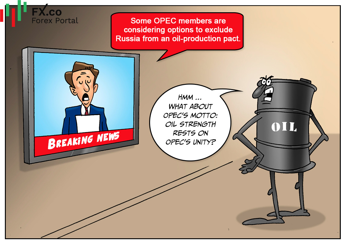 La OPEP evalúa excluir a Rusia del acuerdo de producción de petróleo