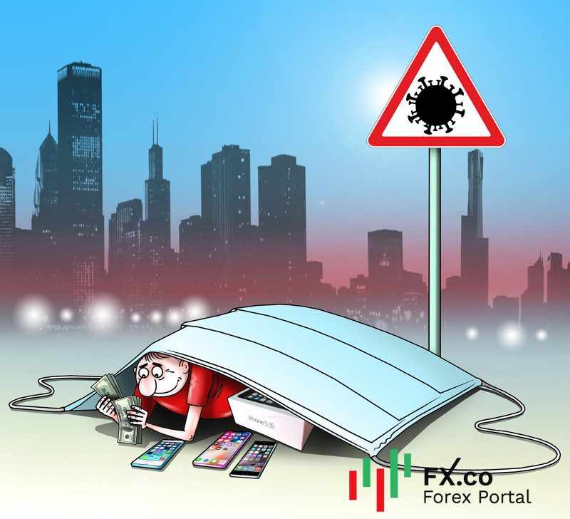 Apple денежки от продаж iPhone считает, и коронавирус ей не мешает!