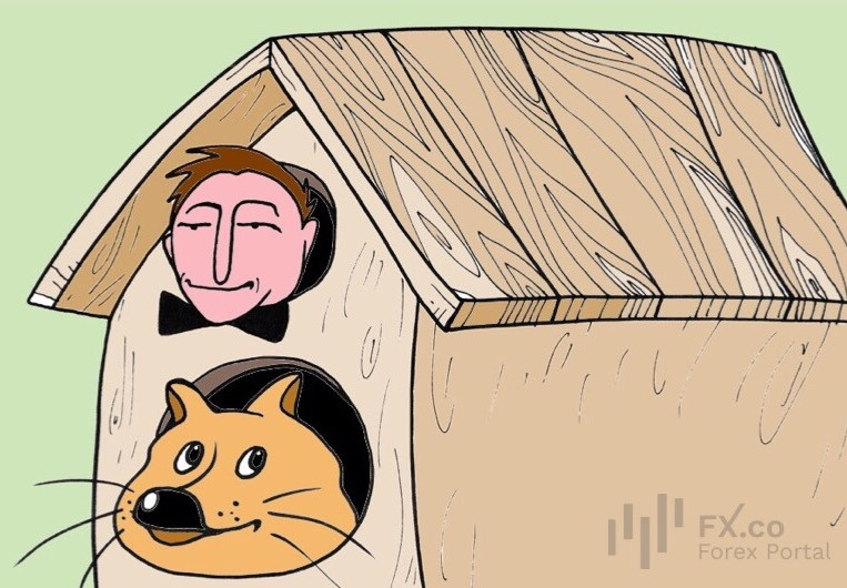 Маск про Dogecoin не забув: у &laquo;будку&raquo; фінансової піраміди його посадив!