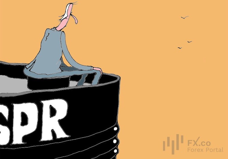 Сидить замислений Байден на нафтових запасах. Все в світі – туга і тлін... А нафту в резервах краще заховати!