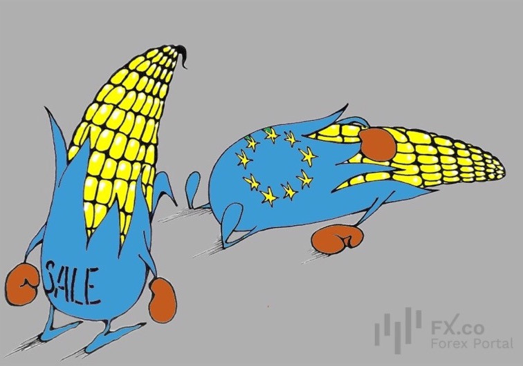 EU farmers against Ukrainian grain