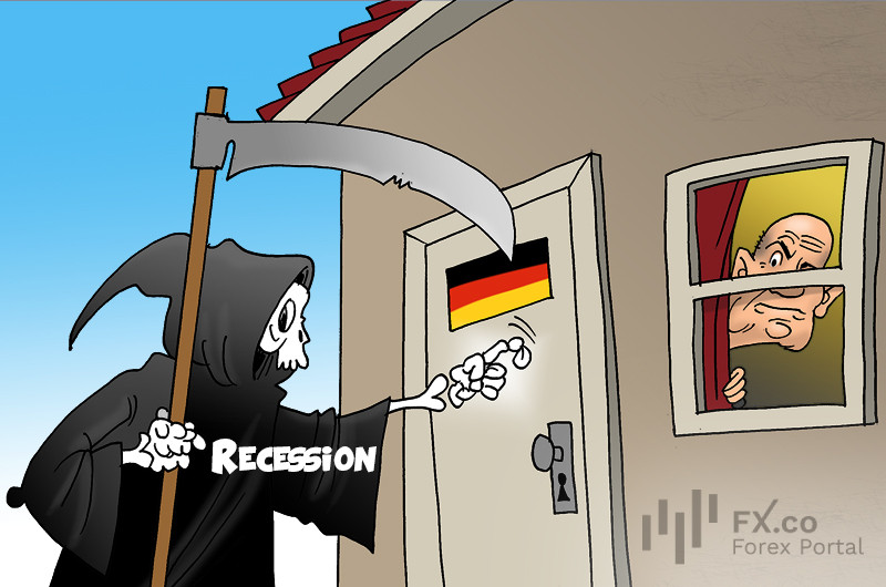 मंदी के कगार पर जर्मनी