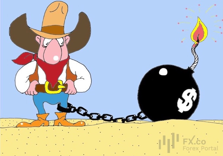 Тяжкий якорь долговой тянет США на дно. Госдолг и американская экономика &ndash; кто кого?