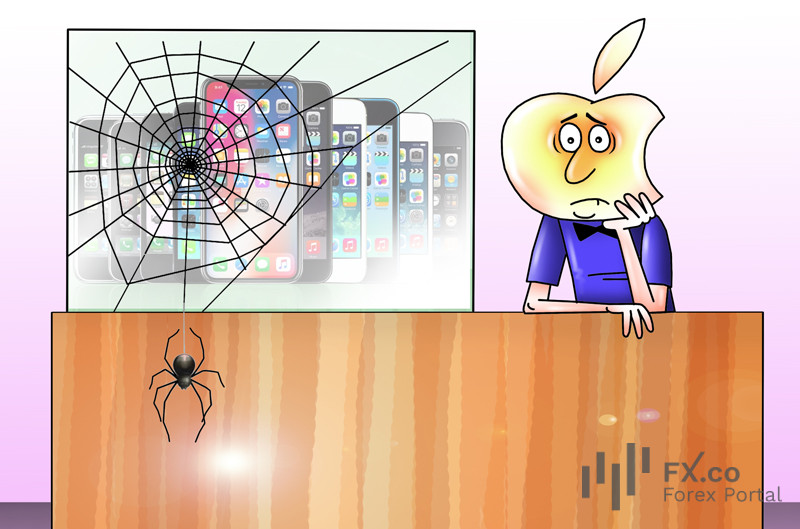 &laquo;Яблочные&raquo; страдания: продажи Apple на паузе и хуже ожиданий!