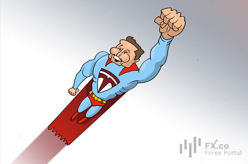 Пристегните ремни, удобные займите кресла, в на взлет пошли акции Tesla