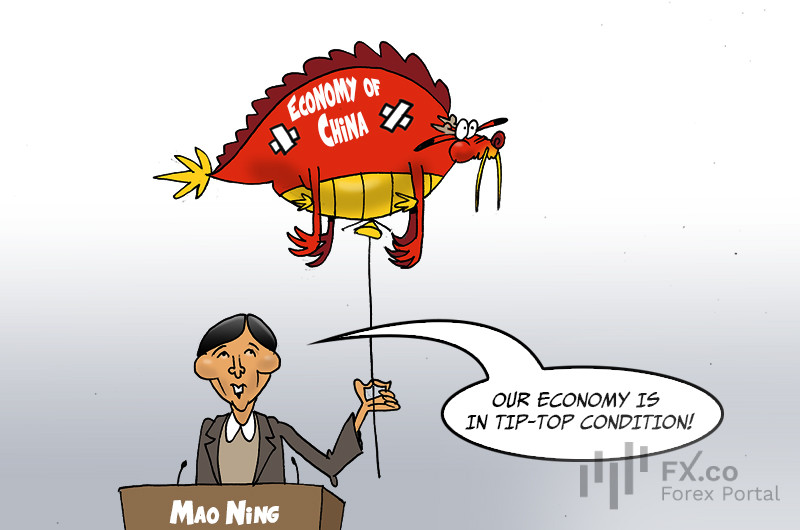 Beijing downplays domestic economic woes