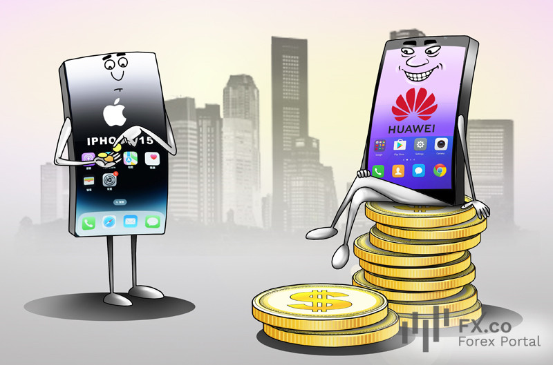 Смартфоны Huawei в Китае подразнили новые iPhone 15 и по продажам их обогнали!