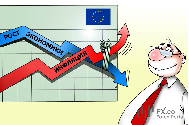 Инфляция и экономика ЕС завязаны тугим узлом: на минимуме обе! Что дальше? Еще сильнее упадем?