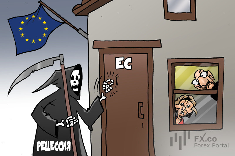 В Европе стагнация, в Европе рецессия! Европейские акции нос повесили!
